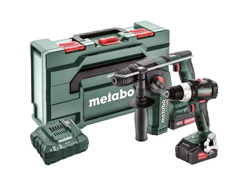 [90216536 1167900] Metabo Akku-Maschinen Set BS 18 LT BL + BH 18 LTX BL 16