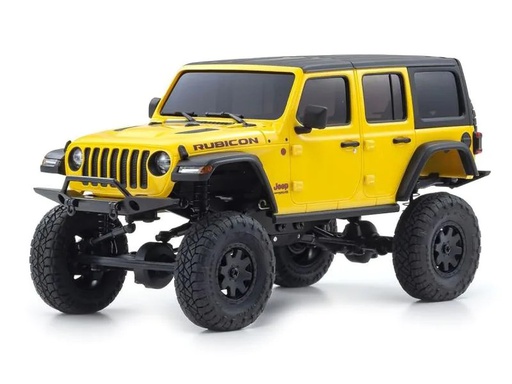 [90216723 1318309] Kyosho Scale Crawler Mini-Z Jeep Wrangler Rubicon, Gelb 1:24, ARTR