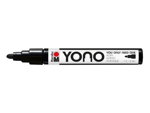 [90034566 1180930] Marabu Acrylmarker YONO 1.5 - 3 mm Schwarz