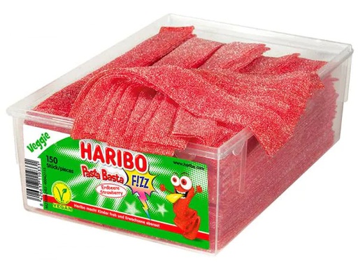 [90216816 1328597] Haribo Int. Gummibonbons Veggie Pasta Basta Erdbeer 150 Stück