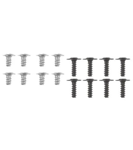 [90034709 1188789] Absima Flachkopfschrauben M2.3 x 4 mm (8) / M2.6 x 8 mm (8)