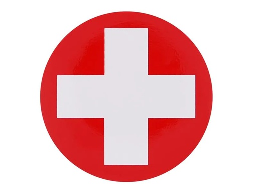 [90217062 1321781] OEM Aufkleber Schweizerkreuz 110 mm