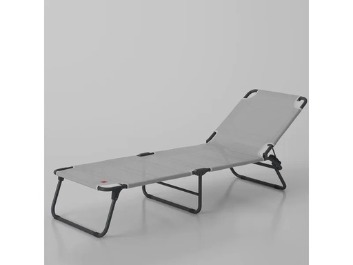 [90217094 1247721] FIAM Liegestuhl Amigo, Silbergrau
