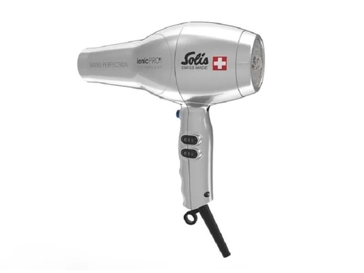 [90217257 1323265] Solis Profihaartrockner Swiss Perfection 360° ionicPRO Silber