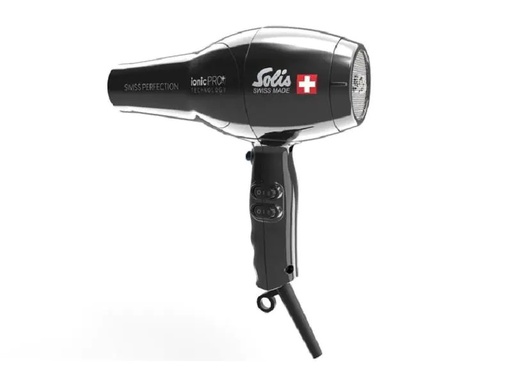 [90217340 1323264] Solis Profihaartrockner Swiss Perfection 360° ionicPRO Schwarz