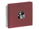 Hama Fotoalbum Fine Art 28 x 24 cm Bordeaux, 50 schwarze Seiten