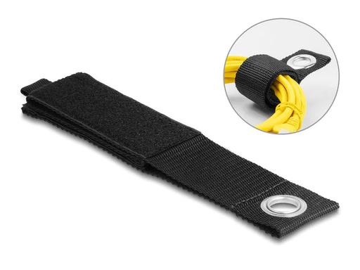 [90217529 1324197] Delock Klettkabelbinder Schwarz 508 mm x 50 mm