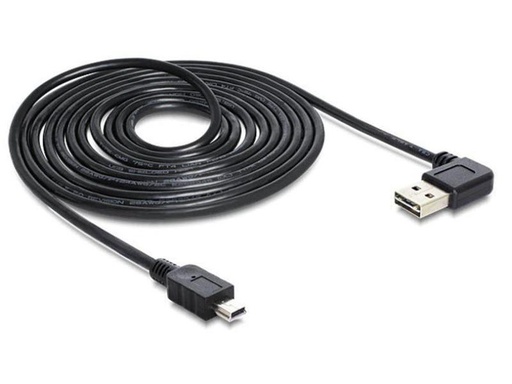 [90034849 262748] Delock USB 2.0-Kabel EASY-USB USB A - Mini-USB B 3 m