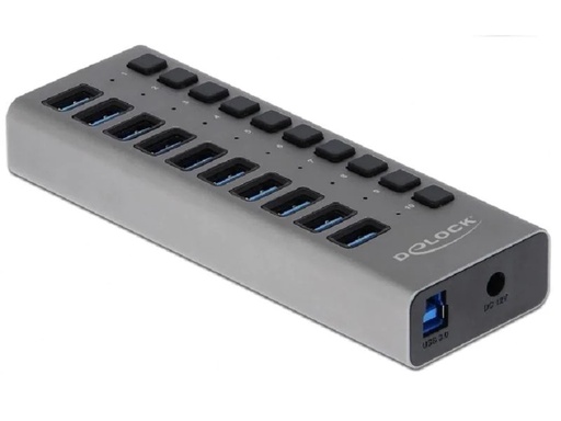 [90217919 1320323] Delock USB-Hub 63670 10x USB-A