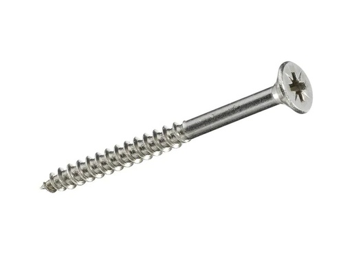 [90217936 1288587] Krafter Spanplattenschrauben Senkkopf 6 x 70 mm Edelstahl, 4 Stück