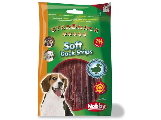 [90218078 1312105] Nobby Leckerli StarSnack Soft Duck Strips, 70 g
