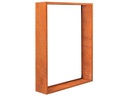 Innovesta Holzregal Corten, 144 x 35 x 180 cm, Rostbraun