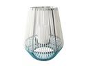 Schönenberger Windlicht Solar Wega, Weiss, Blau