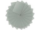 URSUS Tonzeichenpapier 50 x 70 cm, 130 g/m², 10 Blatt, Silber matt