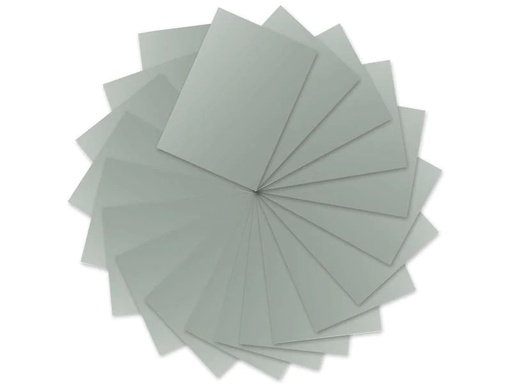 [90003496 584684] URSUS Tonzeichenpapier 50 x 70 cm, 130 g/m², 10 Blatt, Silber matt