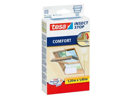 [90035186 450959] tesa Fliegengitter Insect Stop Comfort Dachfenster