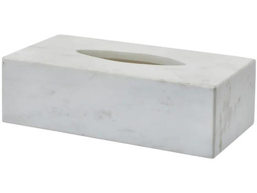 [90219262 1327516] Aquanova Kosmetiktuchbox Hammam Weiss, Steingut