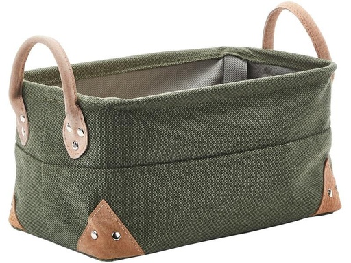 [90219285 1327509] Aquanova Aufbewahrungskorb Lubin 32 x 15 x 20 cm, Grün