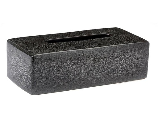 [90219325 1327523] Aquanova Kosmetiktuchbox Ugo Schwarz, Steingut