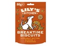 Lily's Kitchen Snack Breaktime Biscuits, Erdnussbutter/Banane, 80 g