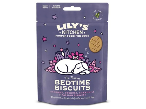 [90219376 1339484] Lily's Kitchen Leckerli Bio Bedtime Biscuits, Honig/Joghurt, 80 g