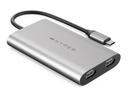HYPER Adapter Dual 4K USB Type-C - HDMI