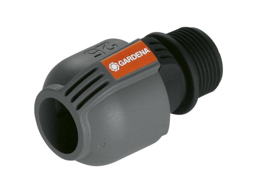[90035250 334407] Gardena Verbinder 2763, 25 mm x 1-Aussengewinde