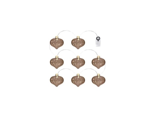 [90219493 1332290] Sirius LED-Lichterkette Millie, 8 LEDs, 1.3 m, Braun