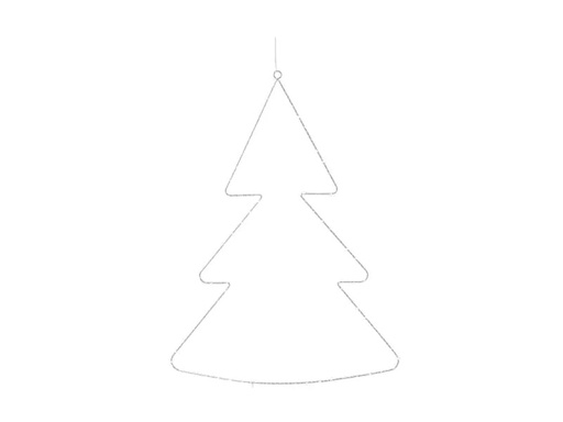 [90219575 1332310] Sirius Fensterhänger Liva Tannebaum, 70 cm, Weiss