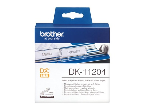 [90035261 13764] Brother Etikettenrolle DK-11204 Thermo Direct 17 x 54 mm