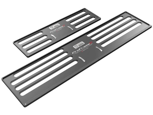 [90219627 1335095] GREY SHEEP. Kennzeichenhalterset ProFrame 2, KFZ-lang, Dark Knight Black