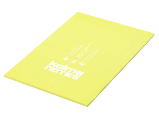 [90035279 830626] Kolma Notizzettel NOTES A5 Gelb, 50 Blatt