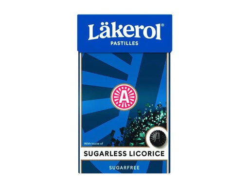 [90219788 1335009] Läkerol Bonbons Sugarless Licorice 27 g