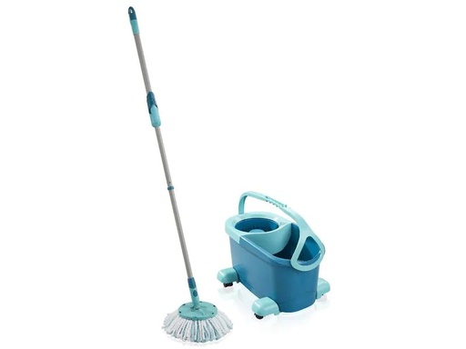 [90035307 1194671] Leifheit Wischmopp Clean Twist Disc Mop mit Rollwagen