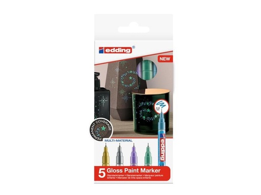 [90035351 966532] edding Lackmarker 780 CREA Metallic, 5 Stück