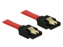 Delock SATA3-Kabel rot, Clip, 30 cm
