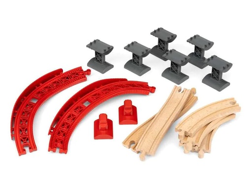 [90219851 1285562] BRIO BRIO World Schienenpaket Berg &amp; Tal 16-teilig