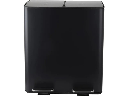 [90219882 1313520] spirella Treteimer Aliya Matt 2 x 20 l, Schwarz