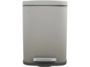 spirella Treteimer Poubelle Akira Matt 12 l, Taupe