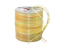 Pattberg Geschenkband Raffia Multi 50 m, Gelb/Grün/Orange