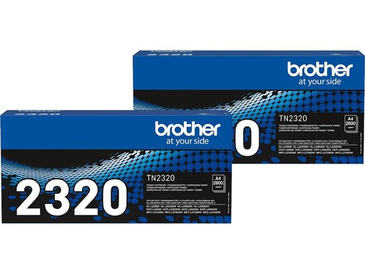 [90219945 1285738] Brother Toner TN-2320 TWIN PACK Schwarz