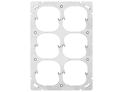 [90035384 1030450] Feller EDIZIOdue Befestigungsplatte 2 x 3