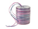 Pattberg Geschenkband Raffia Multi 50 m, Blau/Rosa/Weiss