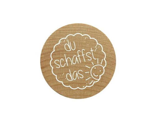[90220023 1321004] Woodies Stempel Du schaffst das 1 Stück