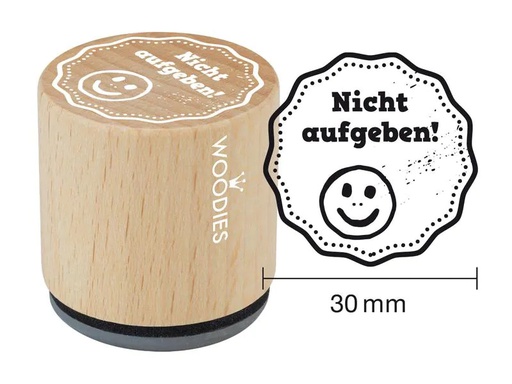 [90220092 1321002] Woodies Stempel Nicht aufgeben 1 Stück