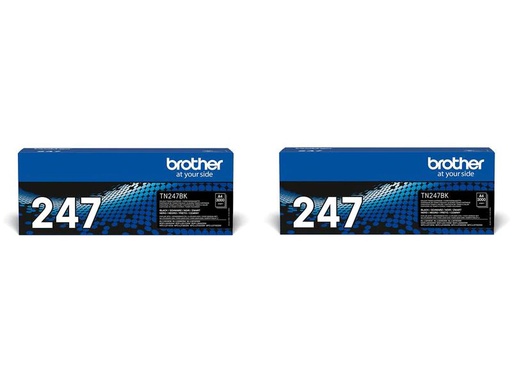 [90220145 1285734] Brother Toner TN-247BK TWIN Pack Schwarz