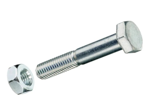 [90220212 1288411] Krafter Sechskantschrauben M 8 x 50 mm mit Muttern Edelstahl, 2 Stk