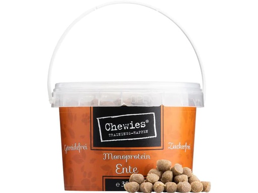[90220242 1319640] Chewies Leckerli Trainings-Happen Ente, 300 g