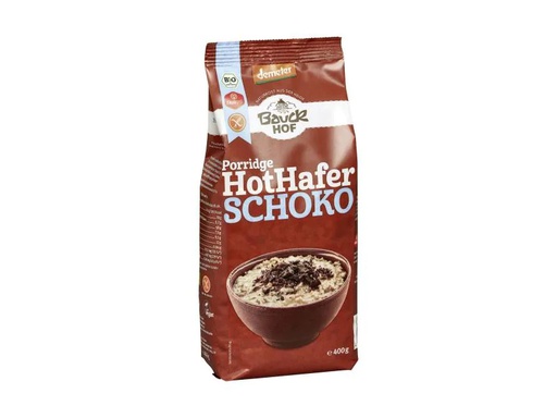 [90035472 929485] Bauck Mühle Müesli Bio Demeter Hot Hafer Schoko glutenfrei 400 g