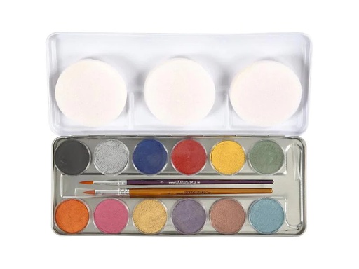 [90220299 661398] Eulenspiegel Aqua 12 Farben Palette